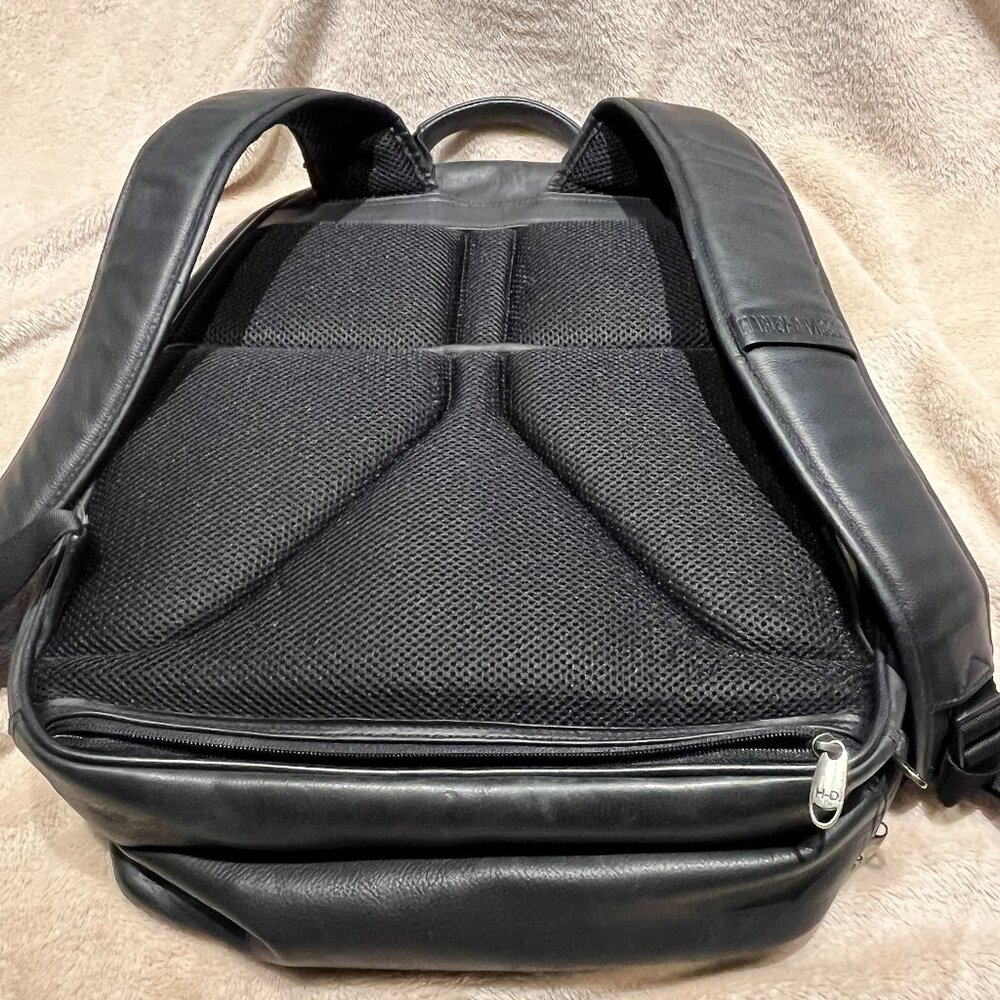 Harley Davidson Leather Backpack/Computer Bag - image 2